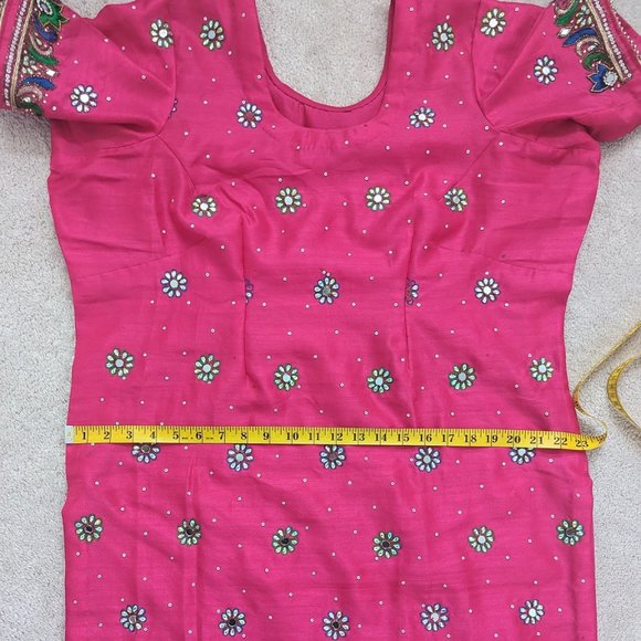Sparkly Pink Salwar Suit - Picture 9 of 15